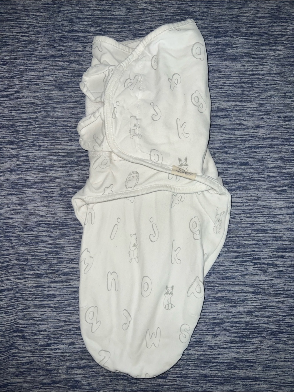 Alphabet Print Baby Swaddle